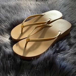 Tory Burch wedges flip flop